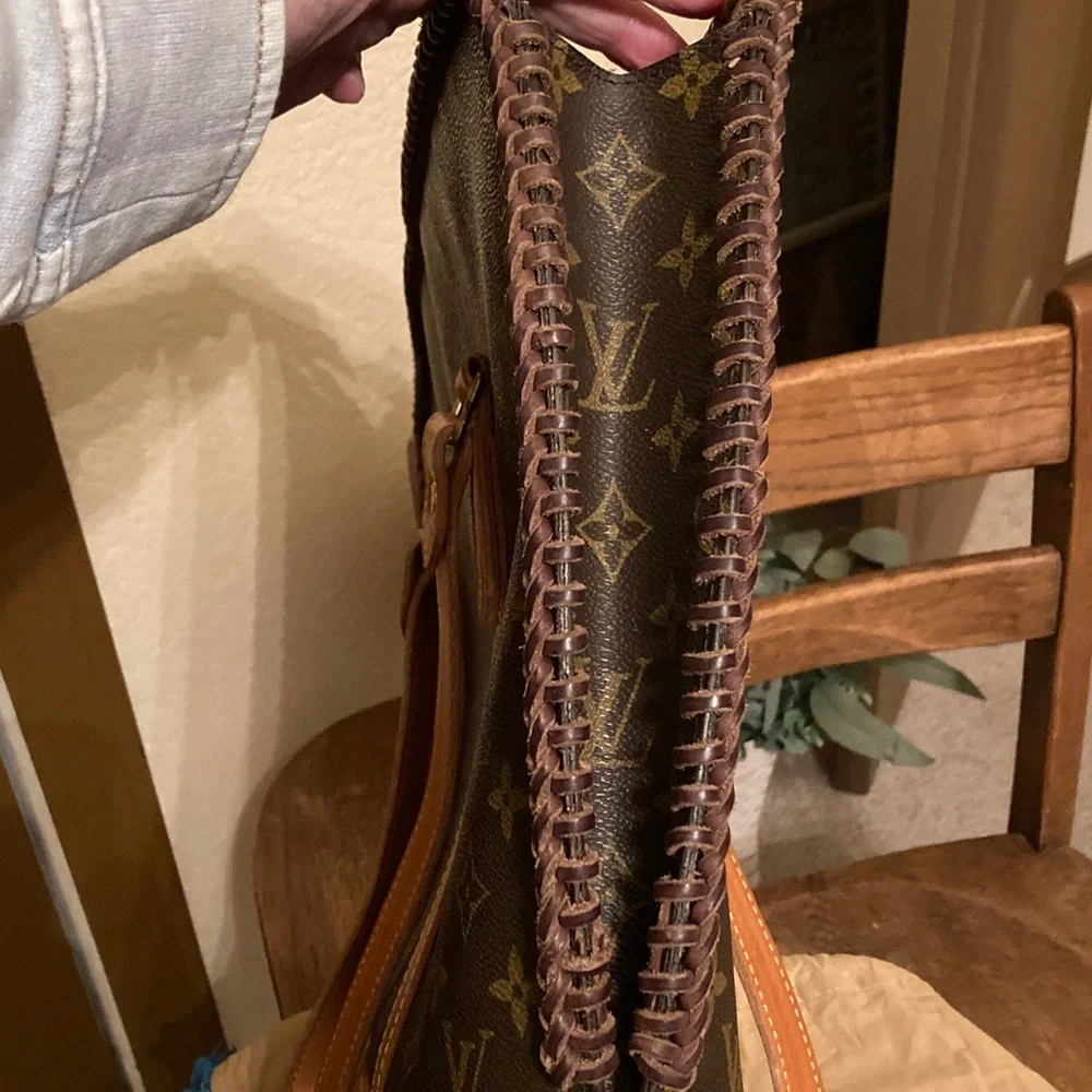 Vintage Boho Louis Vuitton Tote Bag w/Dust Bag EUC - Picture 8 of 12